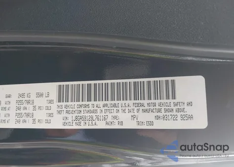 2009 Jeep Wrangler Unlimited Sahara from USA, damaged, VIN 1J8GA59129L761167